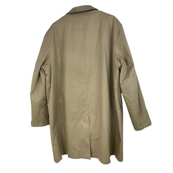 Ralph Lauren Mens Beige Coat Zip-Out Plaid Liner Size L EUC Button RQ10249 - Picture 3 of 10